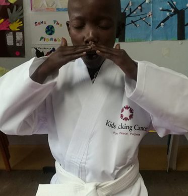 Kids Kicking Cancer has helped Rolivhuwa forget about his illness while teaching him the powerful techniques to deal with his pain.